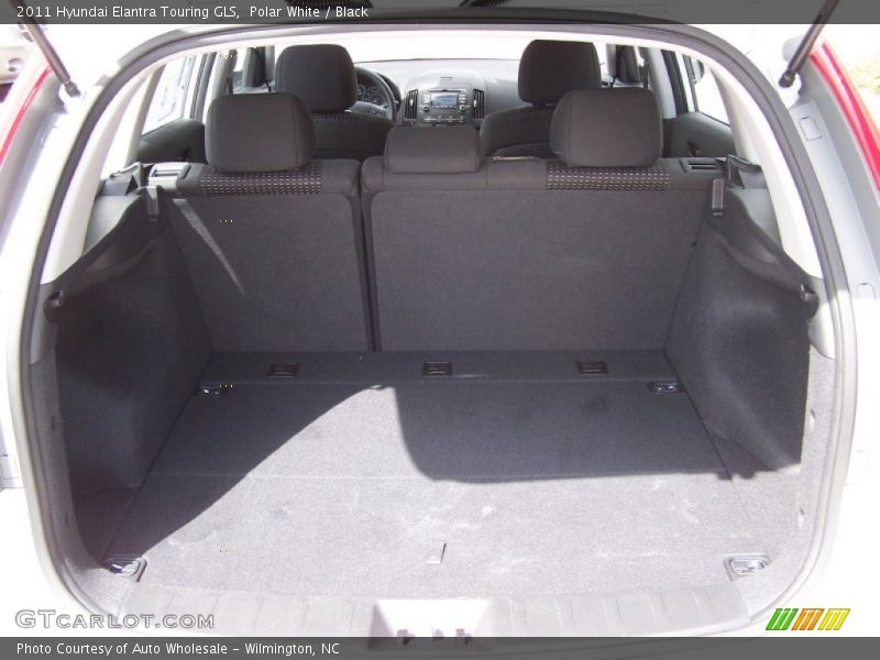 Polar White / Black 2011 Hyundai Elantra Touring GLS