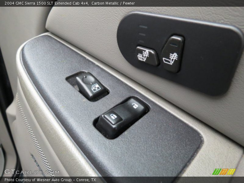 Carbon Metallic / Pewter 2004 GMC Sierra 1500 SLT Extended Cab 4x4