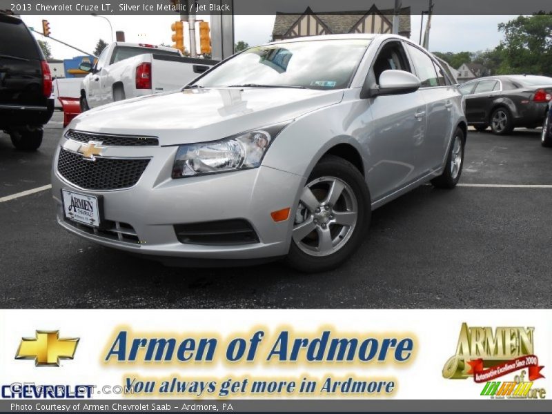 Silver Ice Metallic / Jet Black 2013 Chevrolet Cruze LT