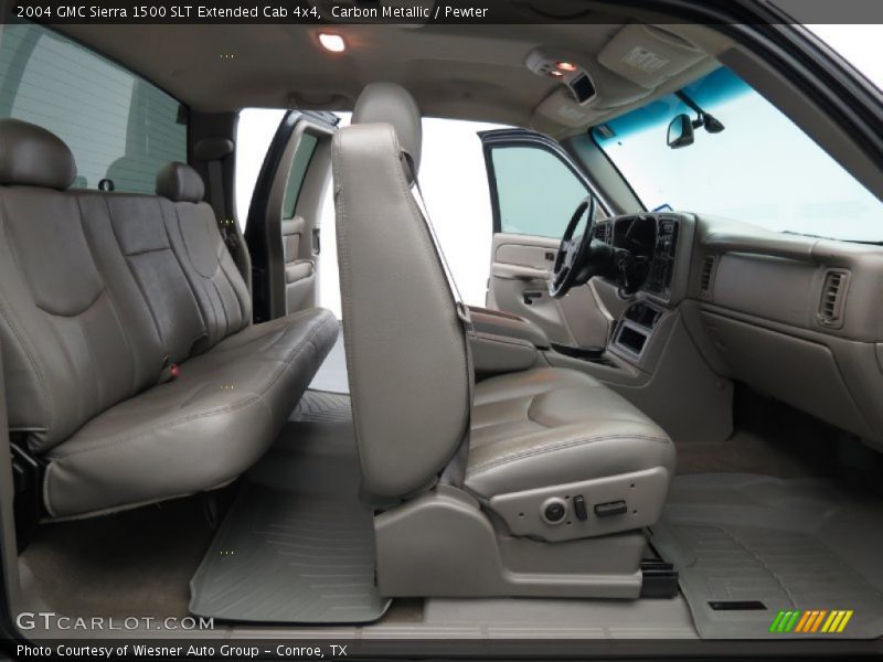 Carbon Metallic / Pewter 2004 GMC Sierra 1500 SLT Extended Cab 4x4