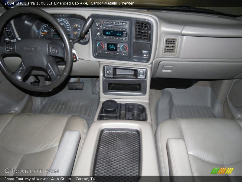 Carbon Metallic / Pewter 2004 GMC Sierra 1500 SLT Extended Cab 4x4