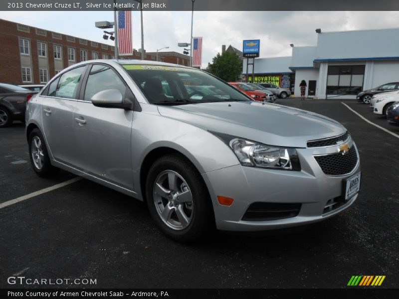 Silver Ice Metallic / Jet Black 2013 Chevrolet Cruze LT