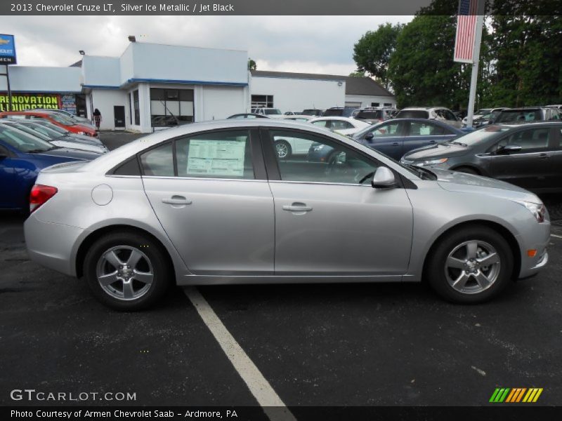 Silver Ice Metallic / Jet Black 2013 Chevrolet Cruze LT