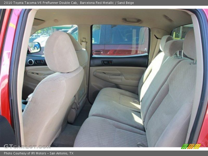 Barcelona Red Metallic / Sand Beige 2010 Toyota Tacoma V6 PreRunner Double Cab