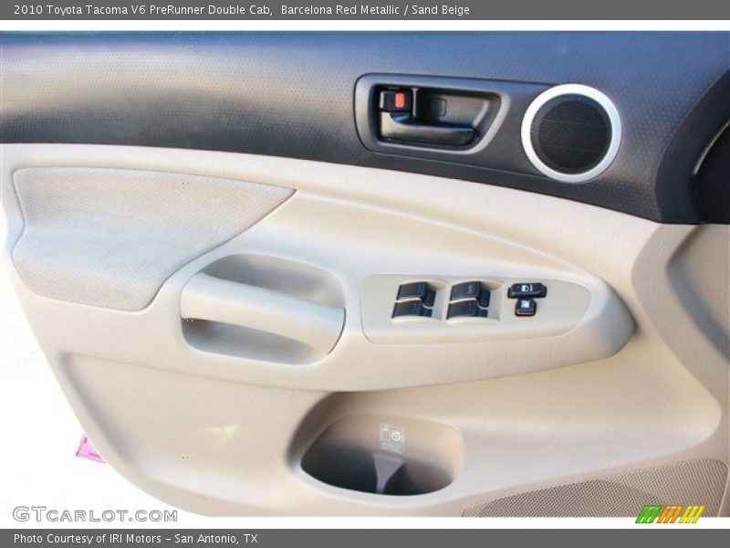 Barcelona Red Metallic / Sand Beige 2010 Toyota Tacoma V6 PreRunner Double Cab