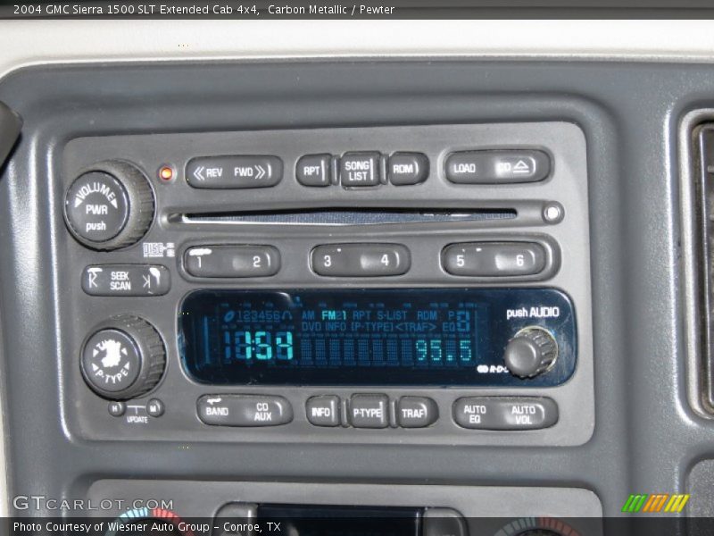 Carbon Metallic / Pewter 2004 GMC Sierra 1500 SLT Extended Cab 4x4