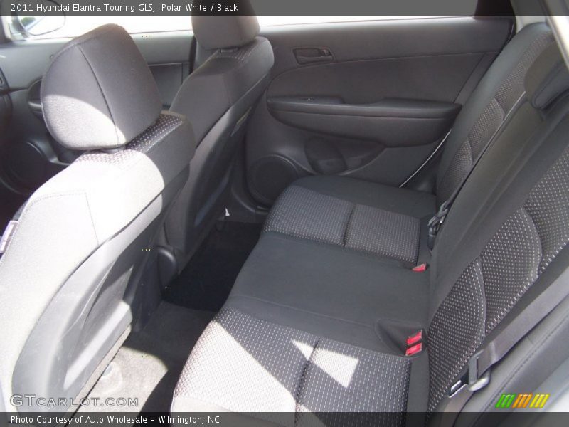 Polar White / Black 2011 Hyundai Elantra Touring GLS