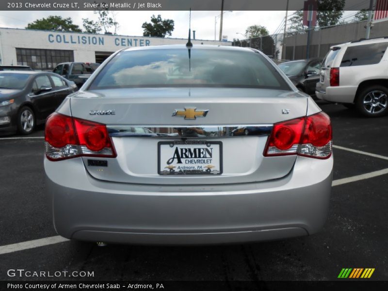 Silver Ice Metallic / Jet Black 2013 Chevrolet Cruze LT