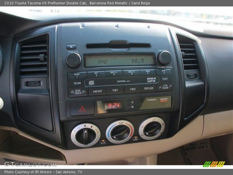 Barcelona Red Metallic / Sand Beige 2010 Toyota Tacoma V6 PreRunner Double Cab
