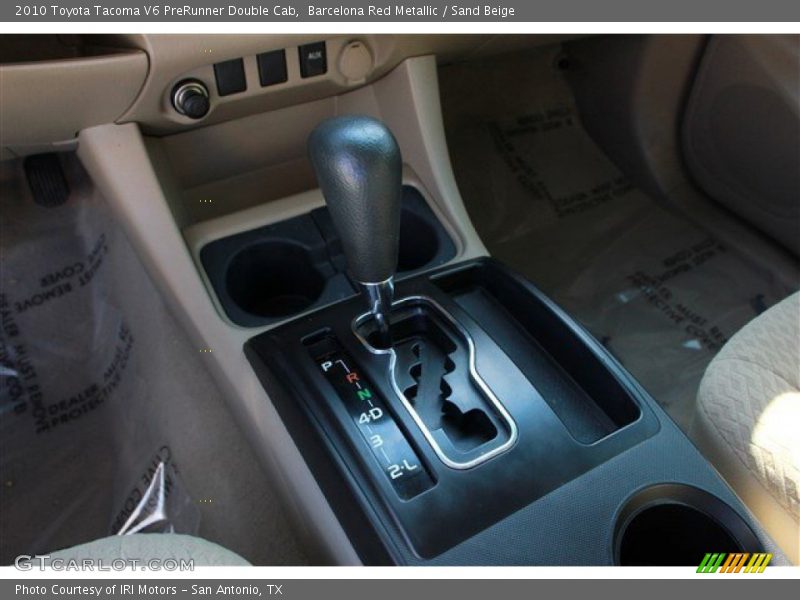 Barcelona Red Metallic / Sand Beige 2010 Toyota Tacoma V6 PreRunner Double Cab