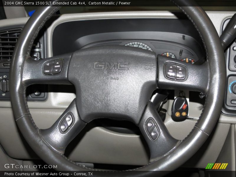 Carbon Metallic / Pewter 2004 GMC Sierra 1500 SLT Extended Cab 4x4