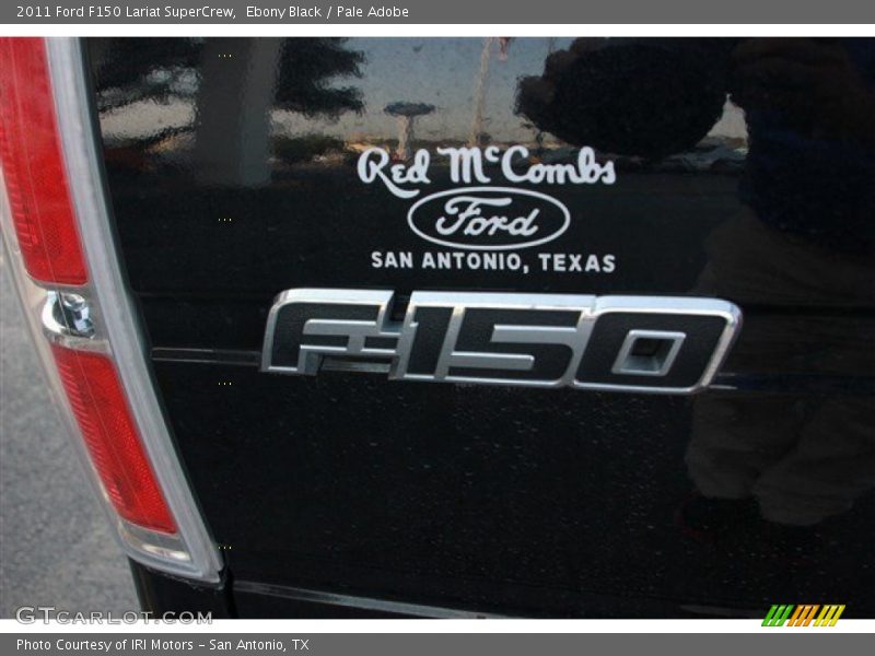 Ebony Black / Pale Adobe 2011 Ford F150 Lariat SuperCrew