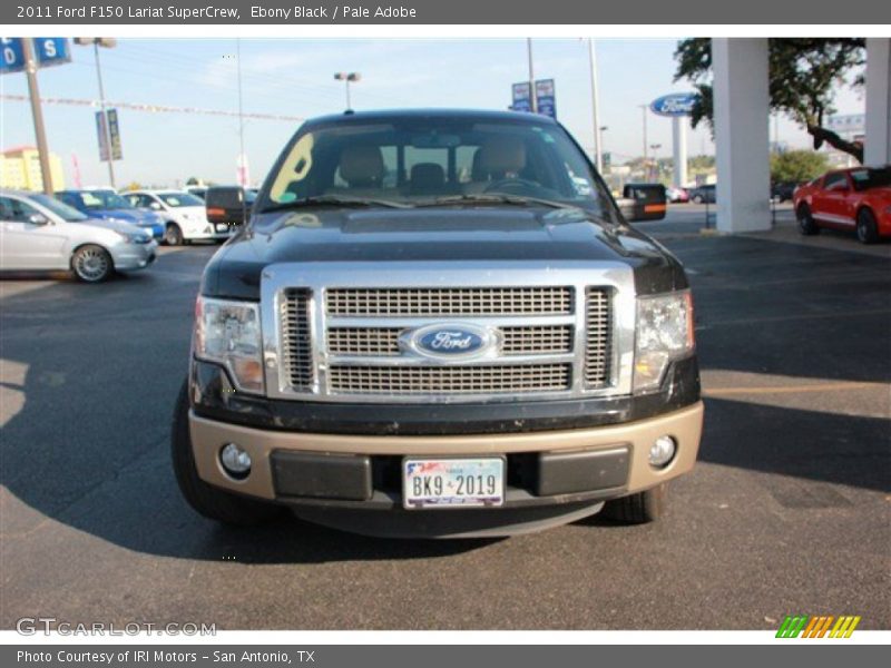 Ebony Black / Pale Adobe 2011 Ford F150 Lariat SuperCrew