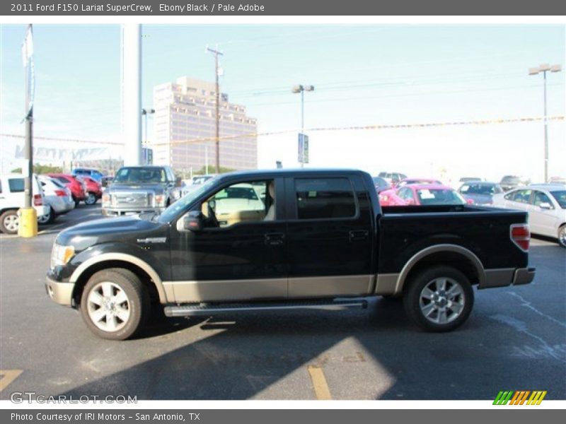 Ebony Black / Pale Adobe 2011 Ford F150 Lariat SuperCrew