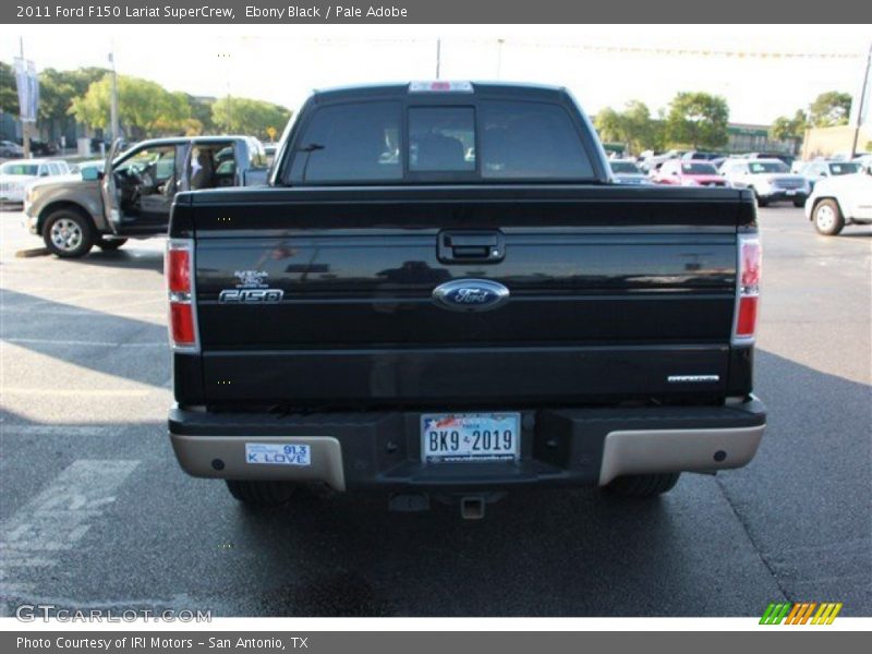 Ebony Black / Pale Adobe 2011 Ford F150 Lariat SuperCrew