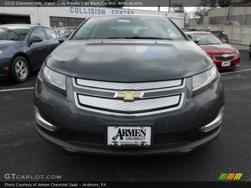 Cyber Gray Metallic / Jet Black/Ceramic White Accents 2013 Chevrolet Volt