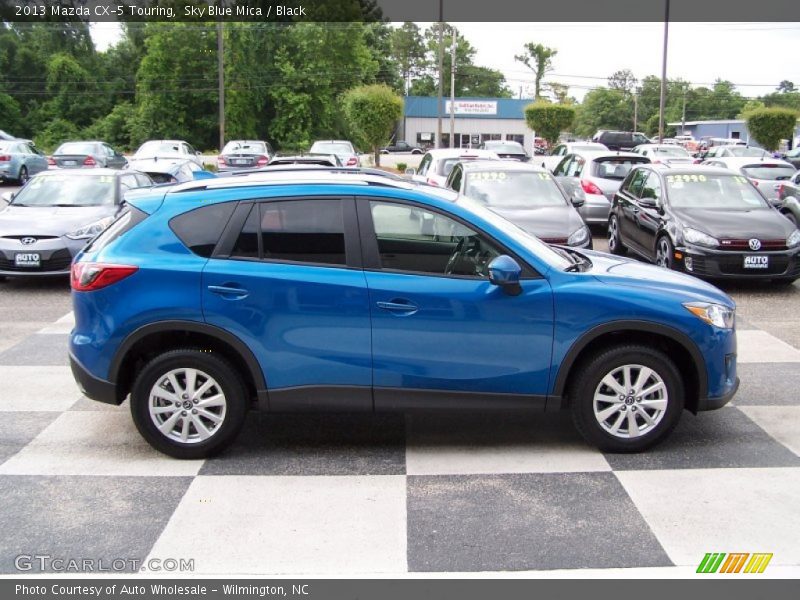 Sky Blue Mica / Black 2013 Mazda CX-5 Touring