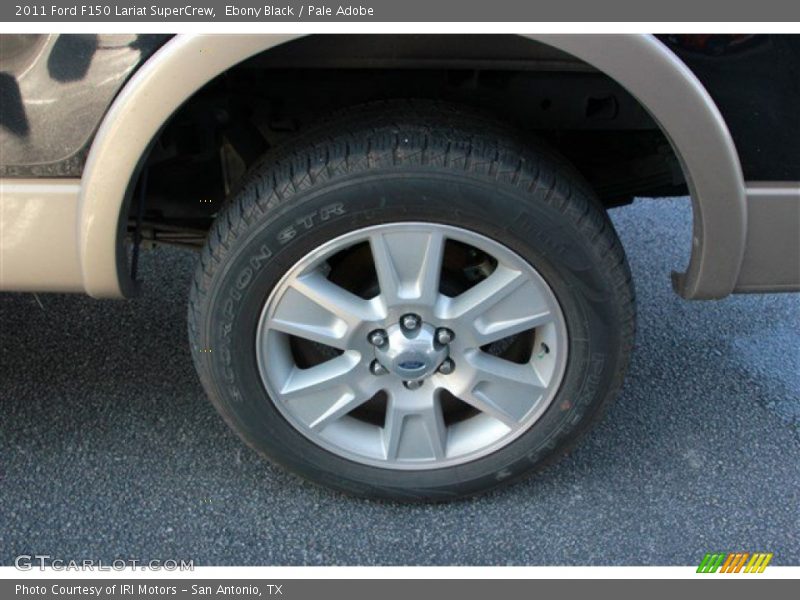 Ebony Black / Pale Adobe 2011 Ford F150 Lariat SuperCrew