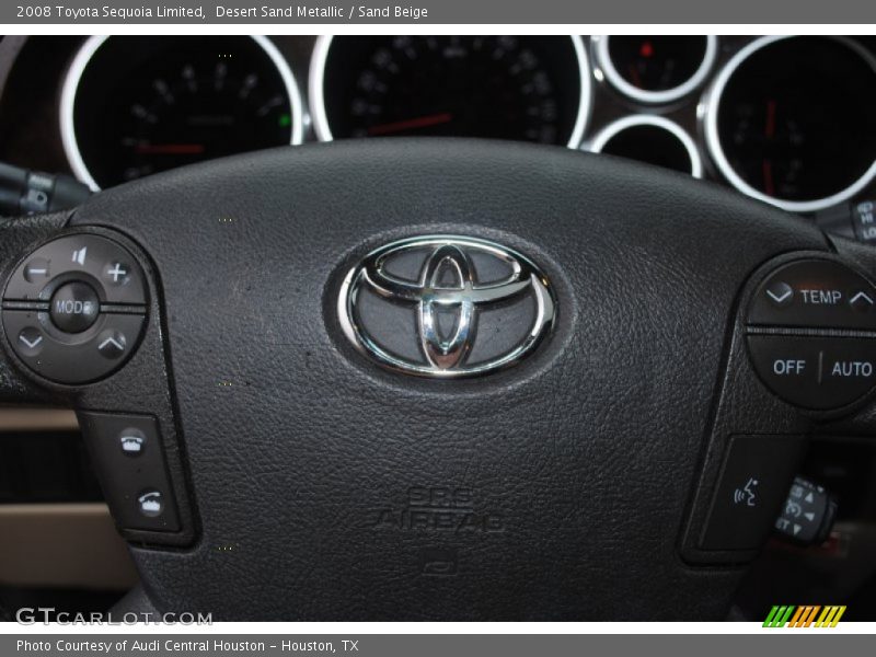 Desert Sand Metallic / Sand Beige 2008 Toyota Sequoia Limited