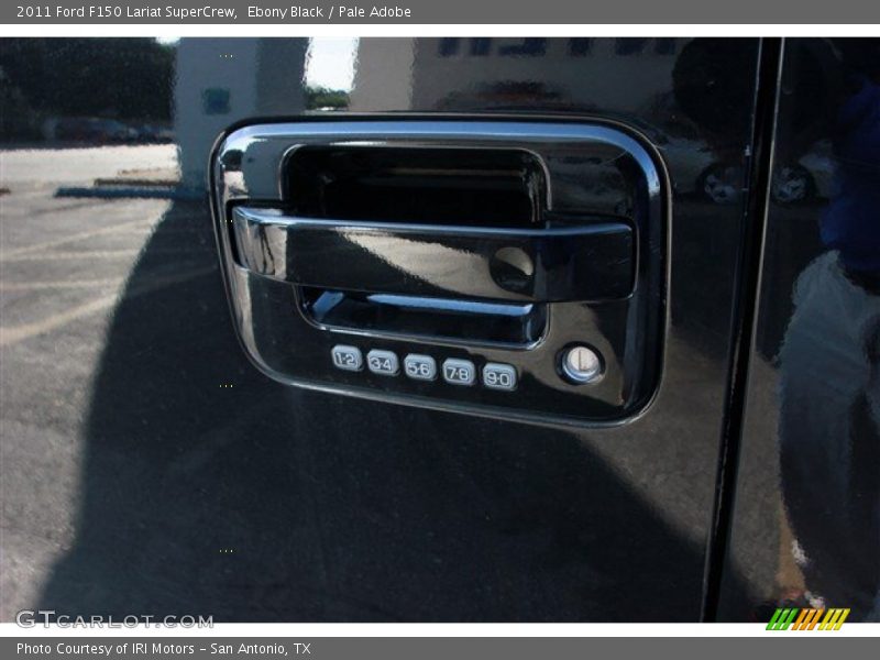 Ebony Black / Pale Adobe 2011 Ford F150 Lariat SuperCrew