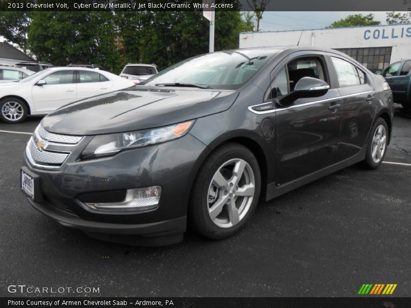 Cyber Gray Metallic / Jet Black/Ceramic White Accents 2013 Chevrolet Volt