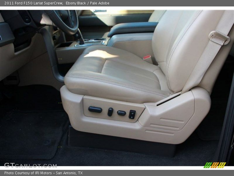 Ebony Black / Pale Adobe 2011 Ford F150 Lariat SuperCrew