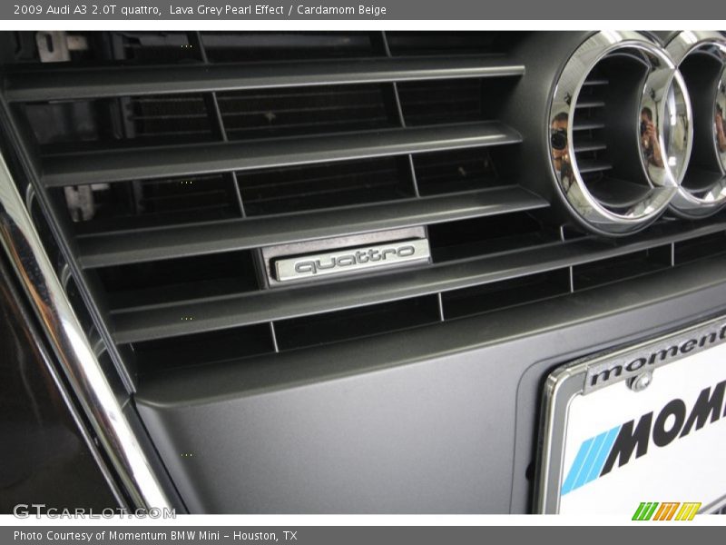 Lava Grey Pearl Effect / Cardamom Beige 2009 Audi A3 2.0T quattro