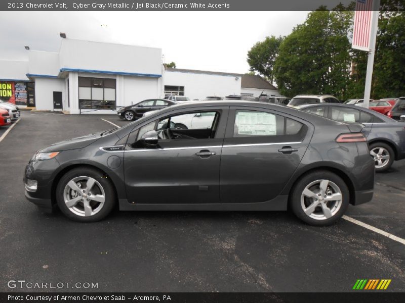 Cyber Gray Metallic / Jet Black/Ceramic White Accents 2013 Chevrolet Volt