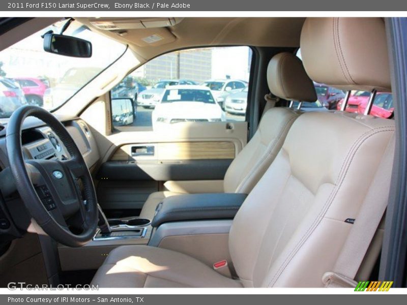 Ebony Black / Pale Adobe 2011 Ford F150 Lariat SuperCrew