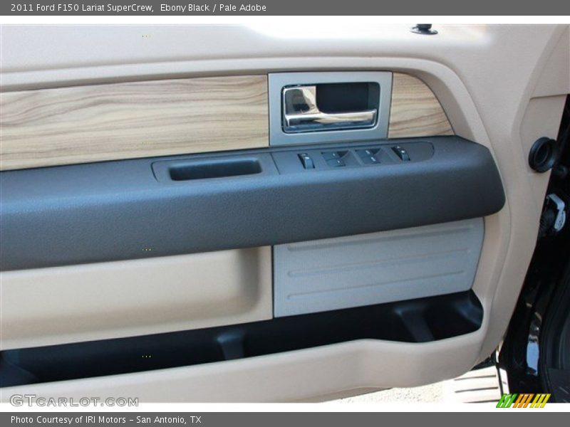 Ebony Black / Pale Adobe 2011 Ford F150 Lariat SuperCrew