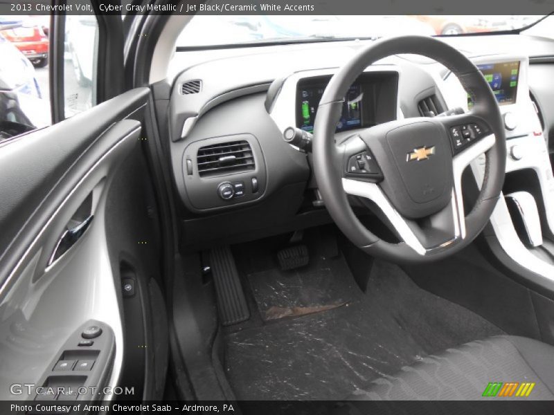 Cyber Gray Metallic / Jet Black/Ceramic White Accents 2013 Chevrolet Volt