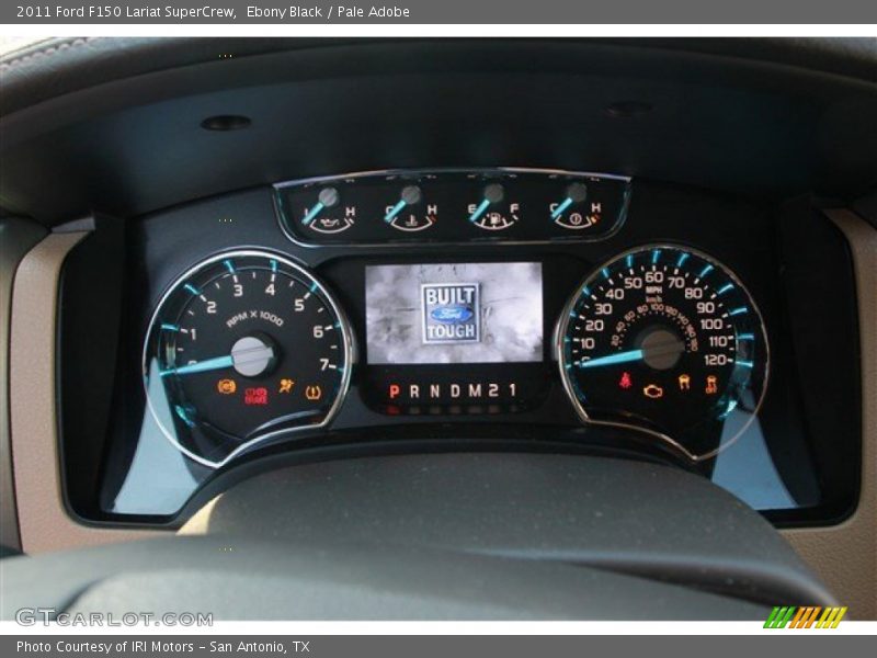 Ebony Black / Pale Adobe 2011 Ford F150 Lariat SuperCrew