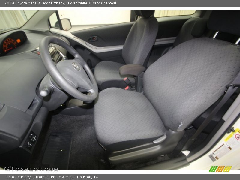 Polar White / Dark Charcoal 2009 Toyota Yaris 3 Door Liftback