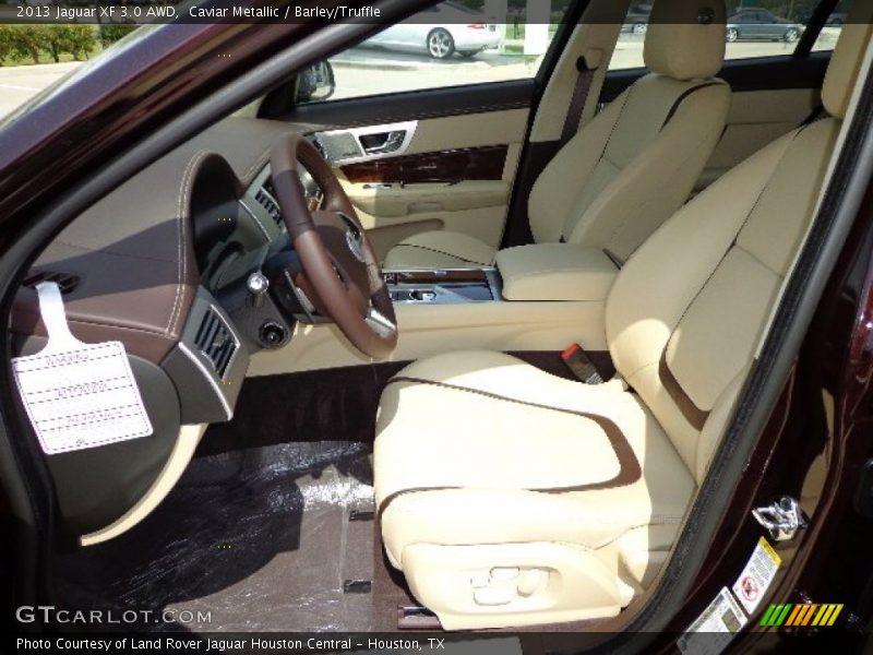 Caviar Metallic / Barley/Truffle 2013 Jaguar XF 3.0 AWD