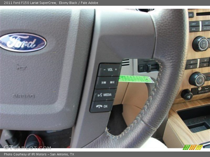Ebony Black / Pale Adobe 2011 Ford F150 Lariat SuperCrew