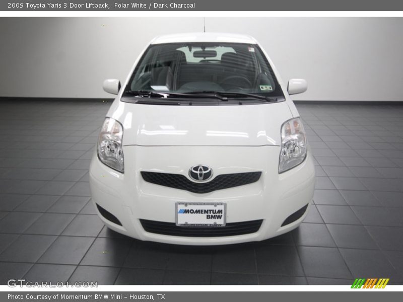 Polar White / Dark Charcoal 2009 Toyota Yaris 3 Door Liftback
