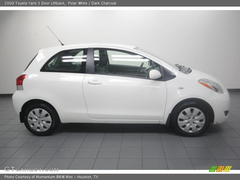 Polar White / Dark Charcoal 2009 Toyota Yaris 3 Door Liftback