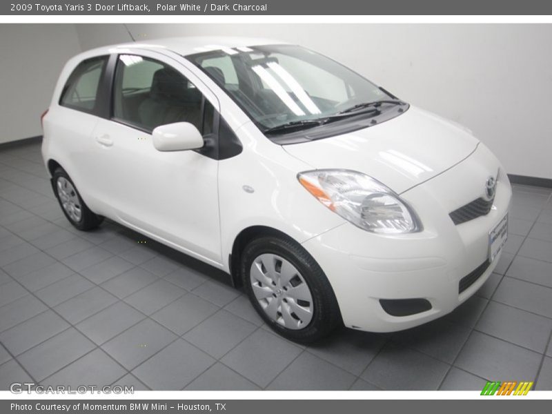 Polar White / Dark Charcoal 2009 Toyota Yaris 3 Door Liftback