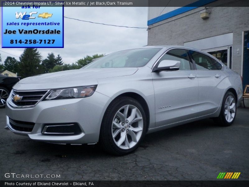 Silver Ice Metallic / Jet Black/Dark Titanium 2014 Chevrolet Impala LT