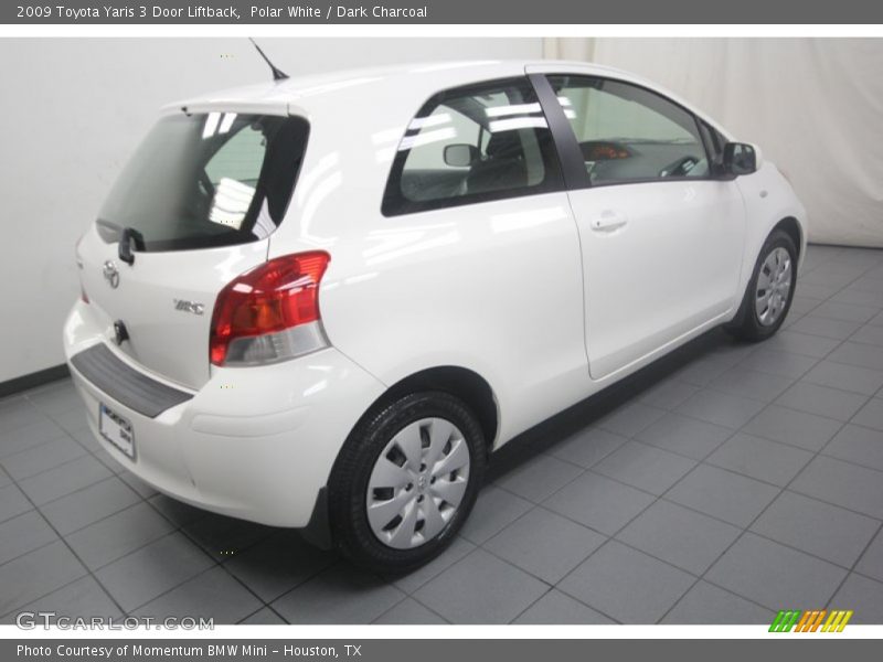 Polar White / Dark Charcoal 2009 Toyota Yaris 3 Door Liftback