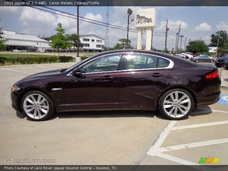 Caviar Metallic / Barley/Truffle 2013 Jaguar XF 3.0 AWD