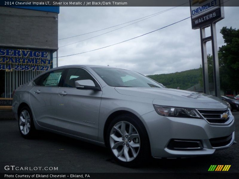 Silver Ice Metallic / Jet Black/Dark Titanium 2014 Chevrolet Impala LT