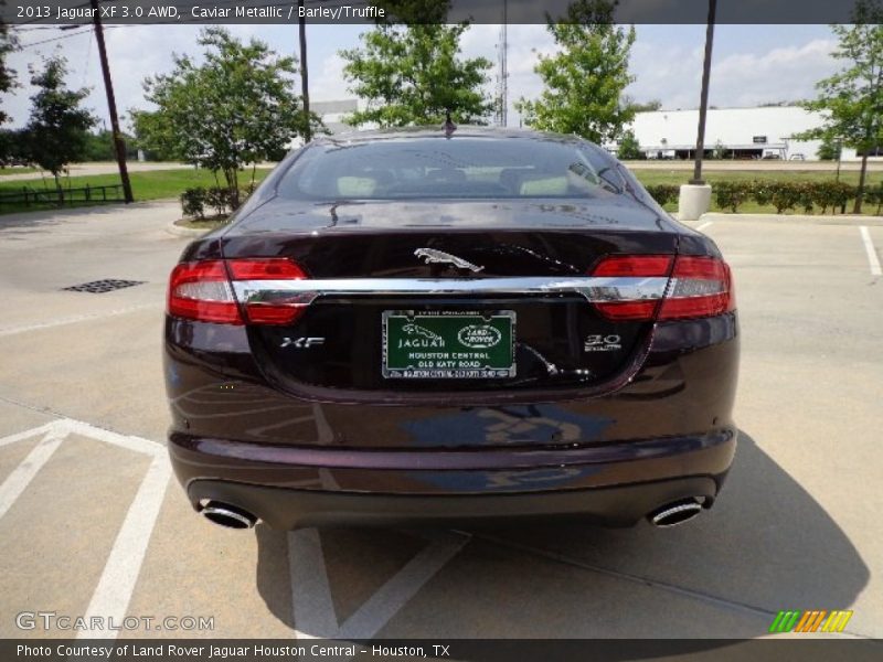 Caviar Metallic / Barley/Truffle 2013 Jaguar XF 3.0 AWD