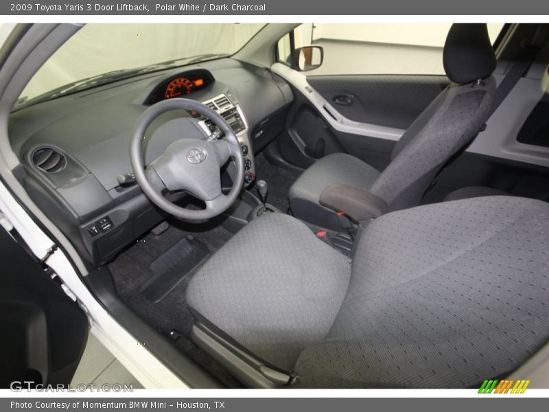 Polar White / Dark Charcoal 2009 Toyota Yaris 3 Door Liftback
