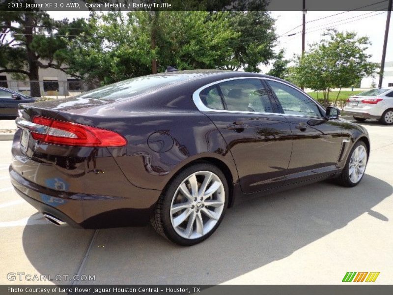 Caviar Metallic / Barley/Truffle 2013 Jaguar XF 3.0 AWD