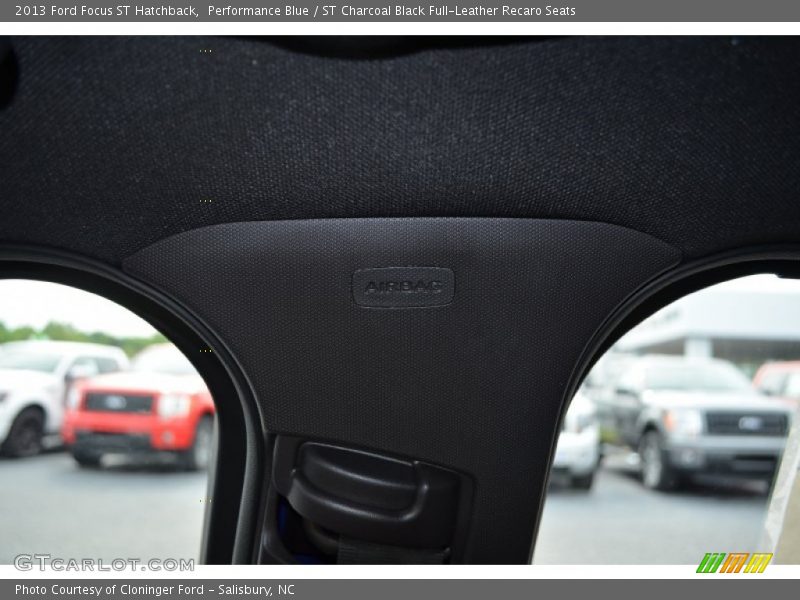 Performance Blue / ST Charcoal Black Full-Leather Recaro Seats 2013 Ford Focus ST Hatchback