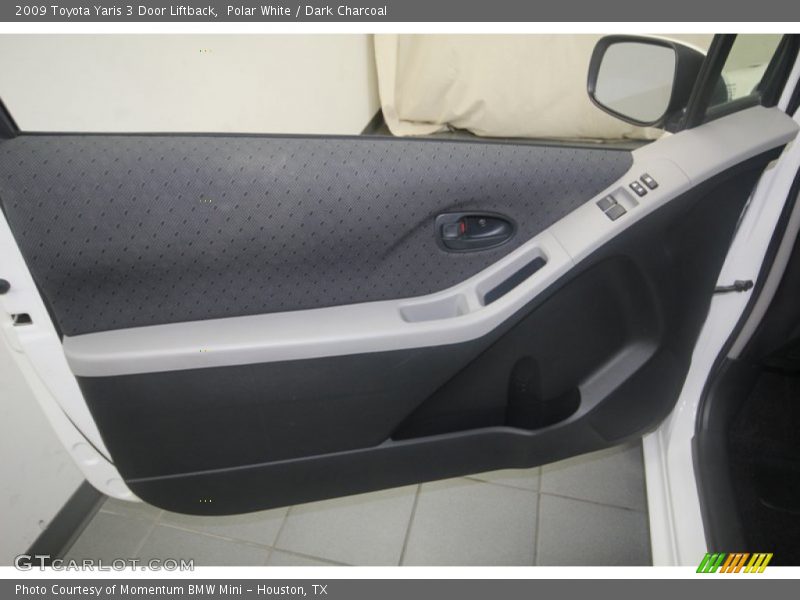 Polar White / Dark Charcoal 2009 Toyota Yaris 3 Door Liftback