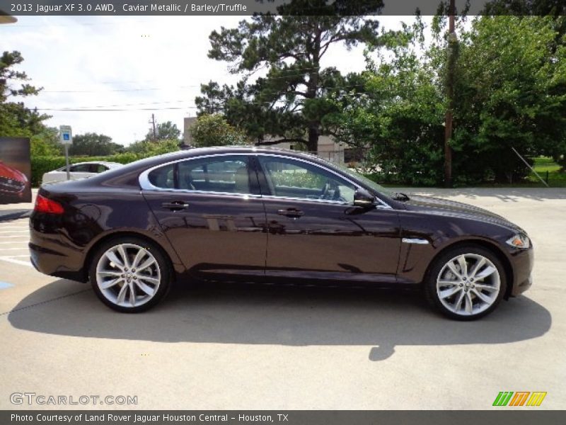 Caviar Metallic / Barley/Truffle 2013 Jaguar XF 3.0 AWD