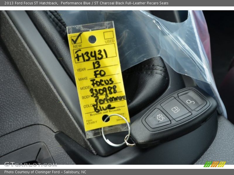 Keys of 2013 Focus ST Hatchback