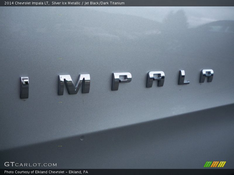 Silver Ice Metallic / Jet Black/Dark Titanium 2014 Chevrolet Impala LT